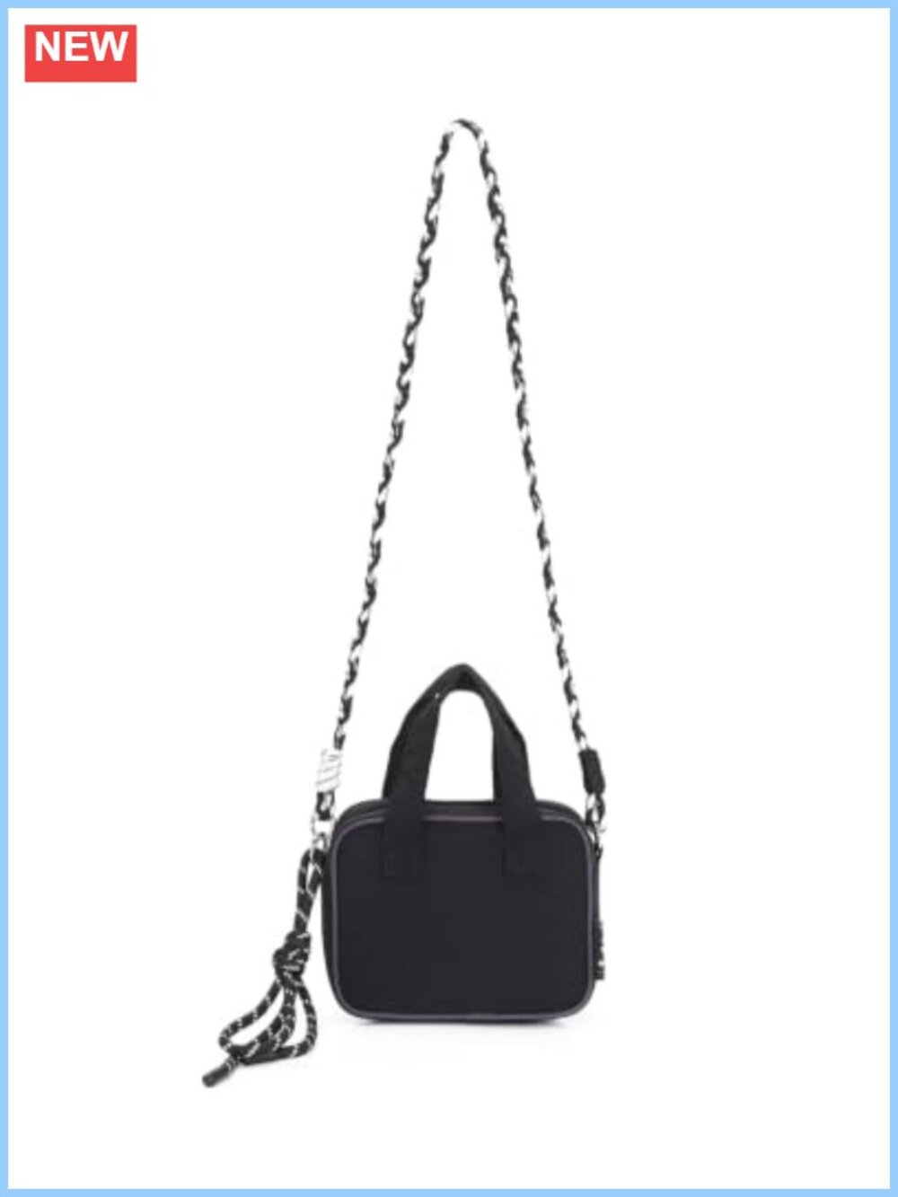 Small Nylon Crossbody Bag Cell Phone Purse Sling Handbag with Adjustable Strap